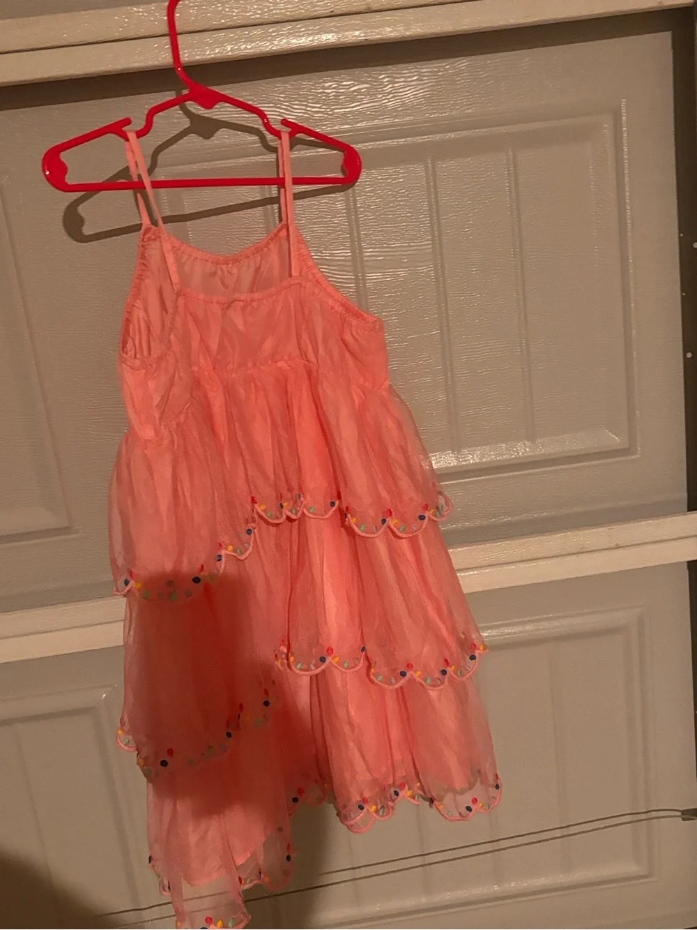Old Navy Coral Tiered Tulle Dress for Kids
